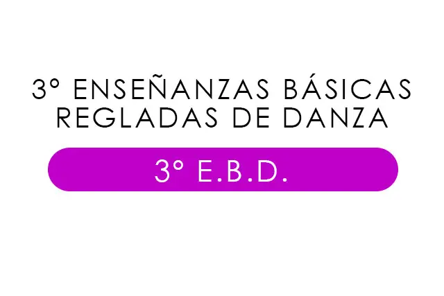 Imagen 3 ENSEANZAS BSICAS REGLADAS DANZA
