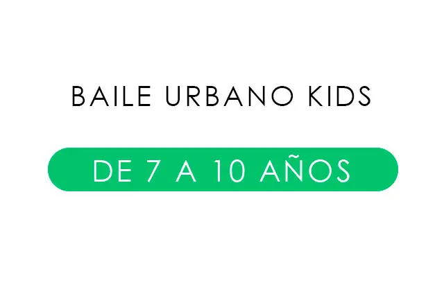 Imagen BAILE URBANO KIDS  7 - 10 aos