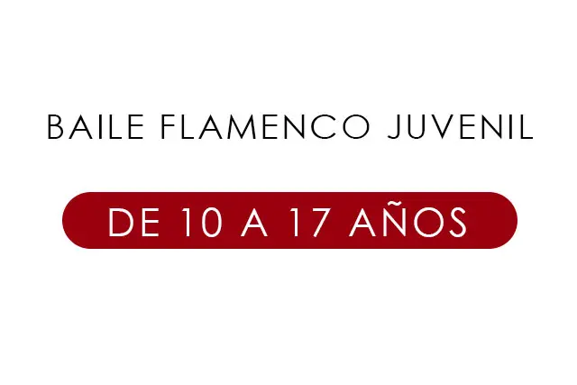 Imagen BAILE FLAMENCO JUVENIL  10 - 17 aos