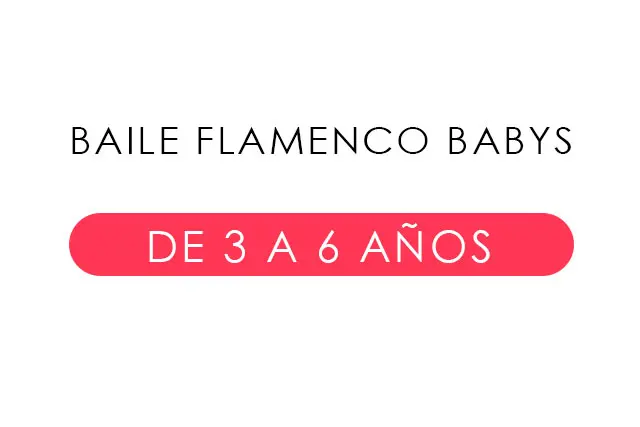 Imagen BAILE FLAMENCO BABYS 3 - 6 aos
