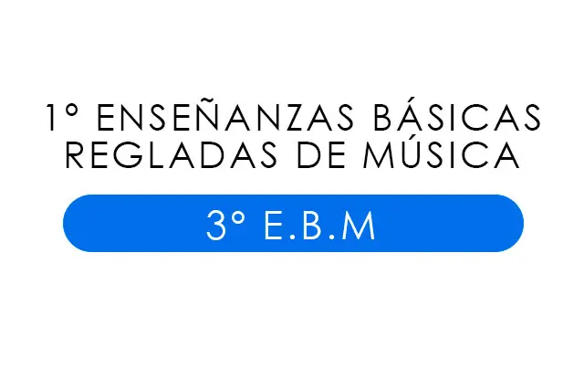 Imagen TERCERO DE ENSEANZAS BSICA DE MSICA